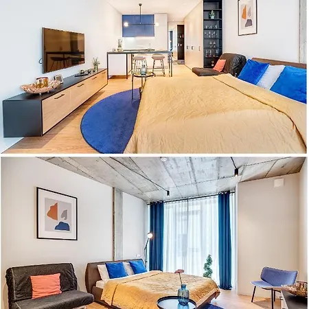 Happy Inn Gold Studio, Self Check-In, Parking In The Underground Garage Vilnius Exteriör bild